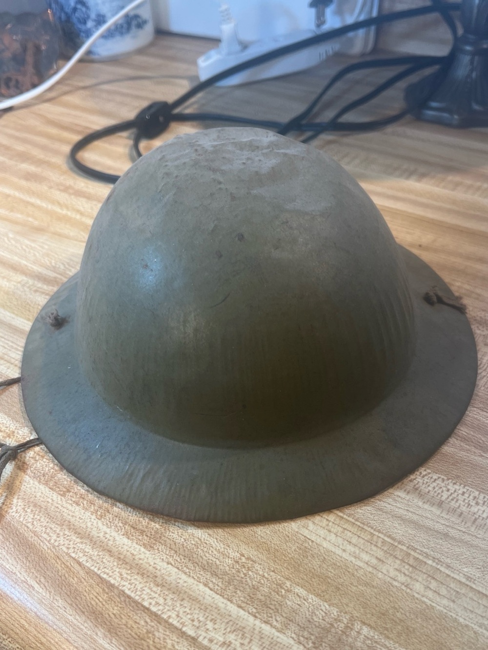 US WW1 WW2 Doughboy Childs Toy Helmet Tommy Vintage RUSTY